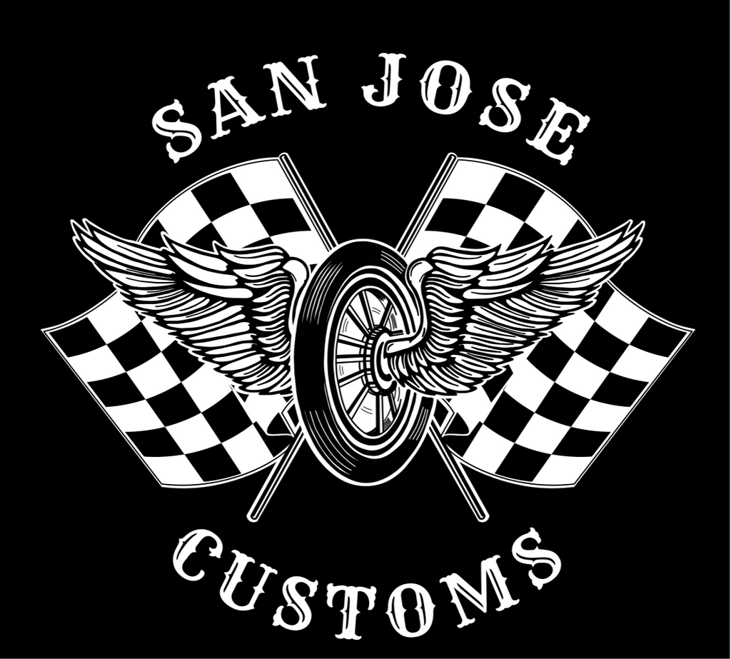 San Jose Customs Wheel & Wings Banner
